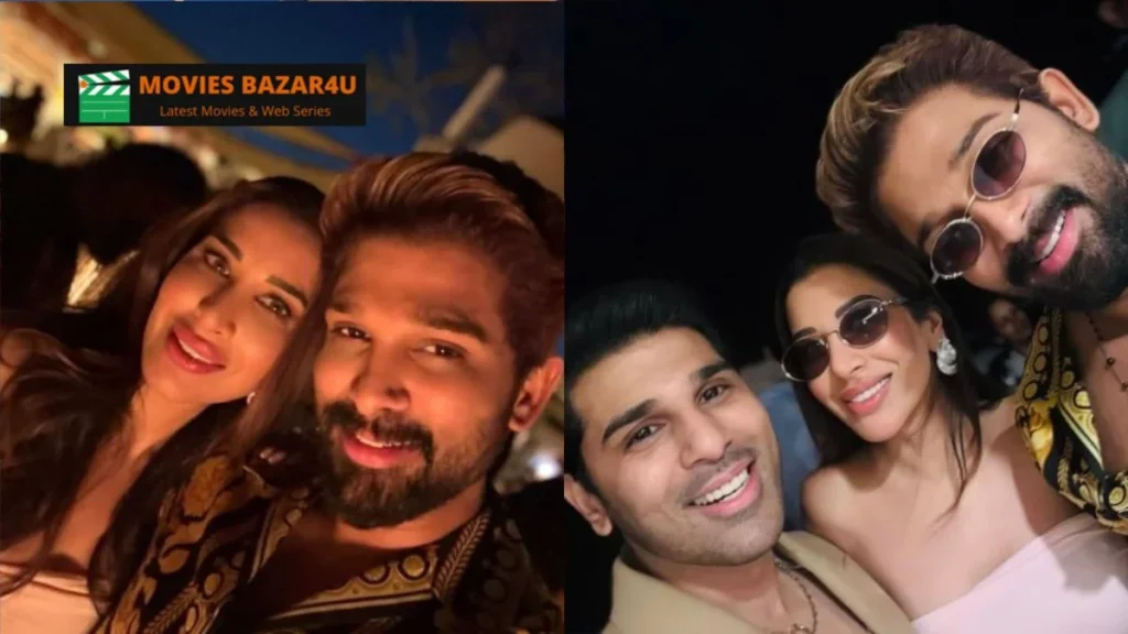 Sophie Choudry at Sirish pre-wedding shoot in Dubai with Allu Arjun family