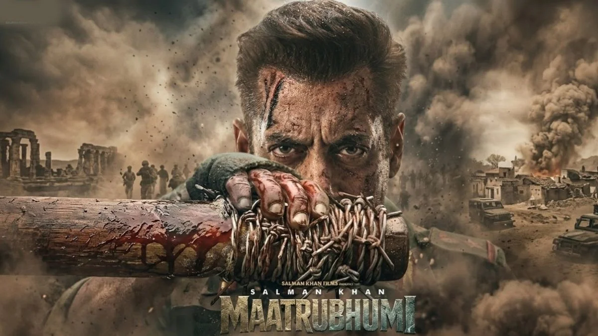 Salman Khan in an intense look for his upcoming movie Maatrubhumi