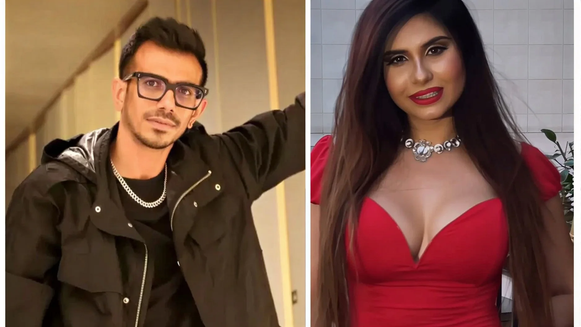 Actress Taniya Chatterjee showing alleged Instagram DMs from cricketer Yuzvendra Chahal to paparazzi