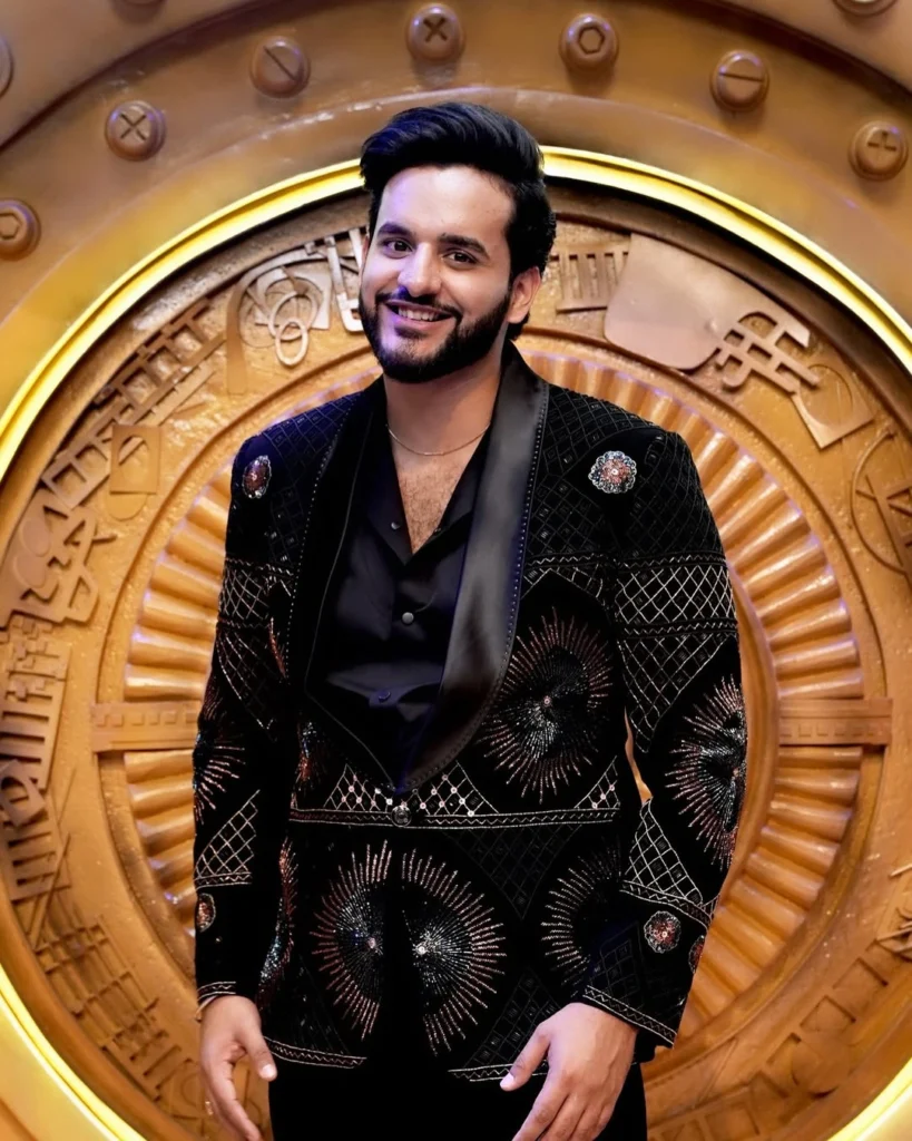 Abhishek Malhan as a strong contestant inside the Bigg Boss OTT season 2 house, representing his reality TV journey.
