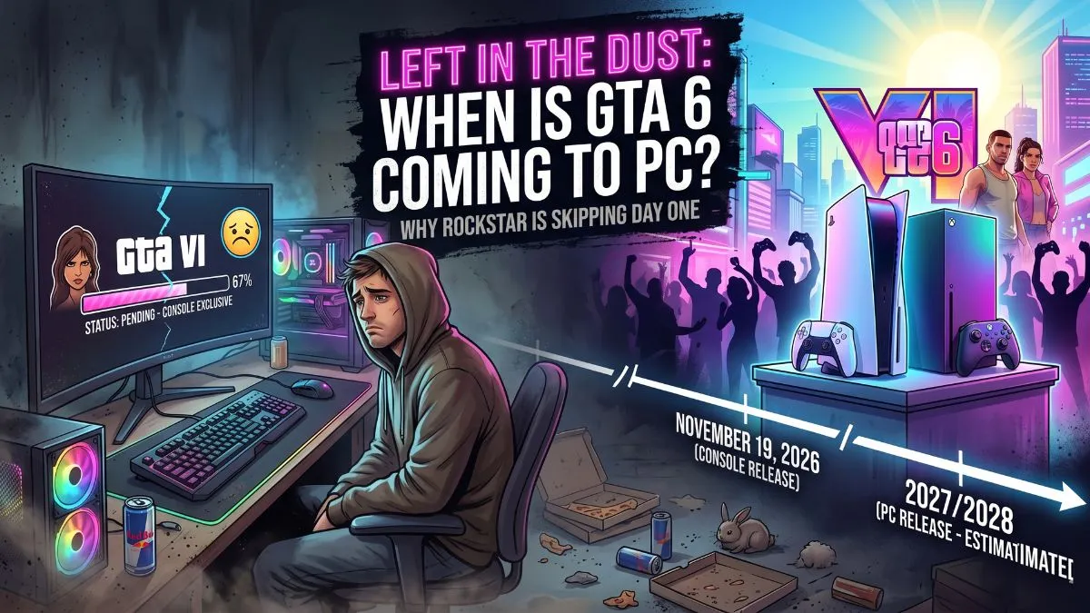 Left in the Dust: When is GTA 6 Coming to PC, and Why is Rockstar Skipping Day One?