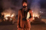 Diljit Dosanjh intense look as human rights activist Jaswant Singh Khalra in Satluj movie still
