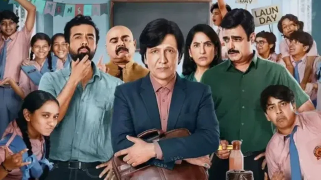 Kay Kay Menon as headmaster Gyaneshwar Tripathi in Prime Video series Adarsh Baal Vidyalaya