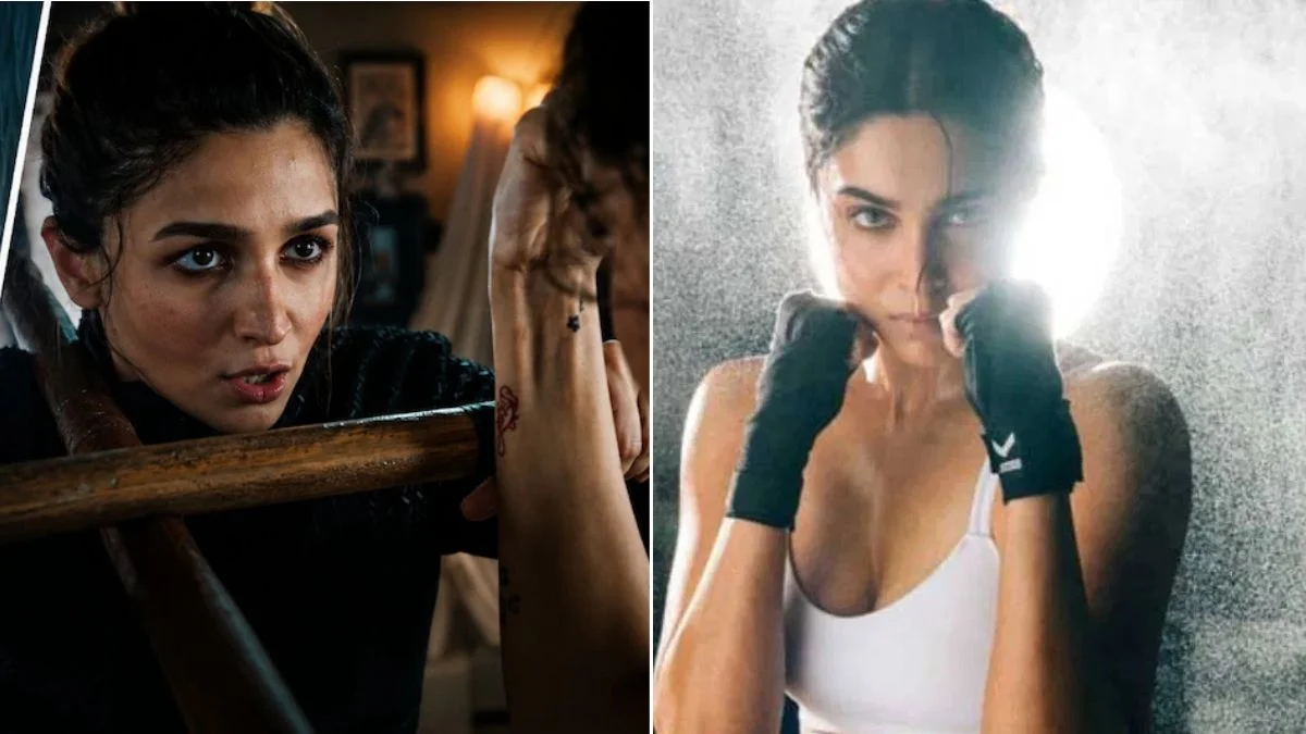 Alia Bhatt and Sharvari Wagh in action sequences from the YRF Spy Universe movie Alpha
