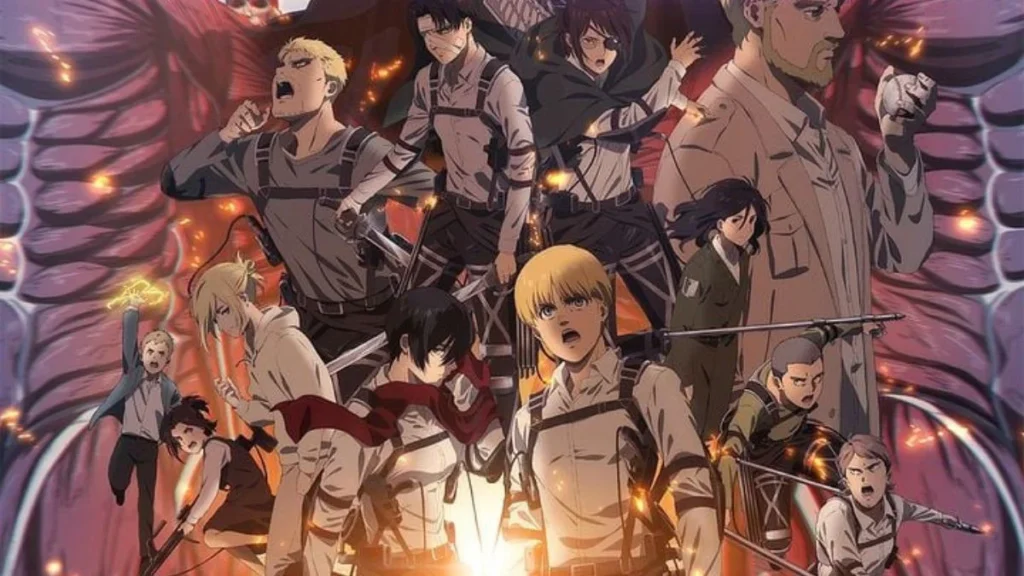 Eren Yeager in Attack on Titan The Last Attack anime film poster