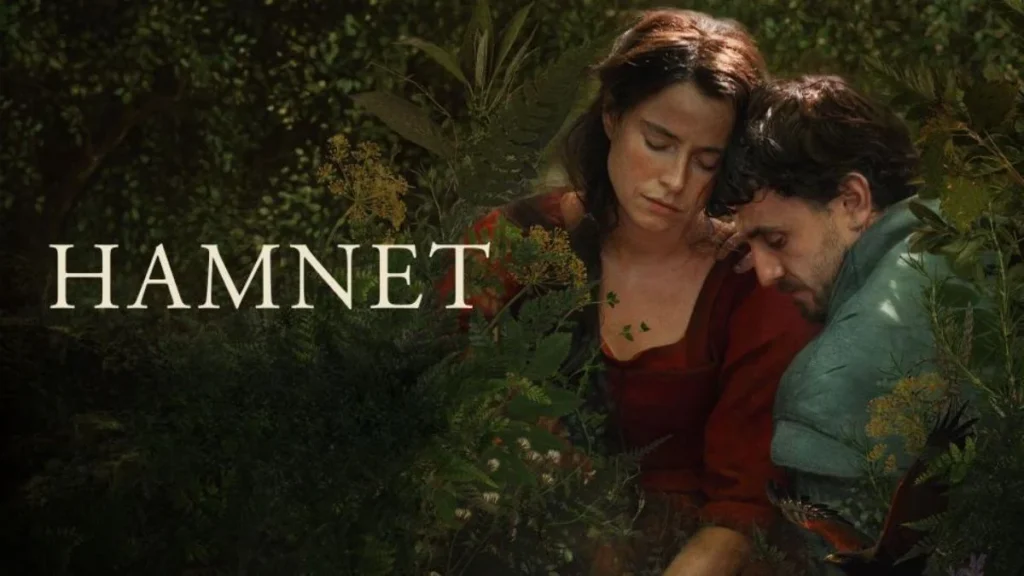 Paul Mescal and Jessie Buckley in William Shakespeare historical drama movie Hamnet on Netflix.