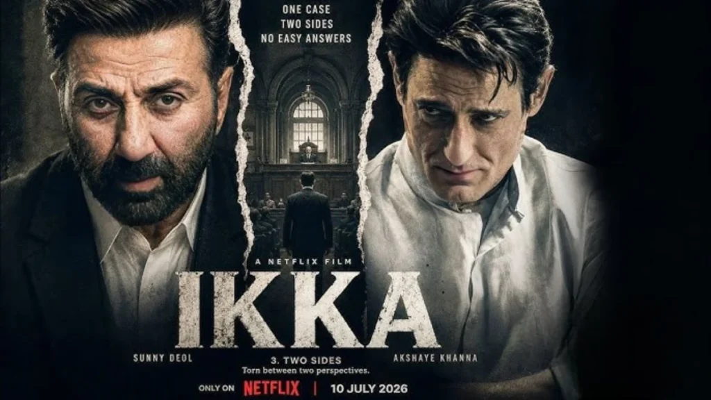 Sunny Deol and Akshaye Khanna in Netflix courtroom drama movie Ikka.