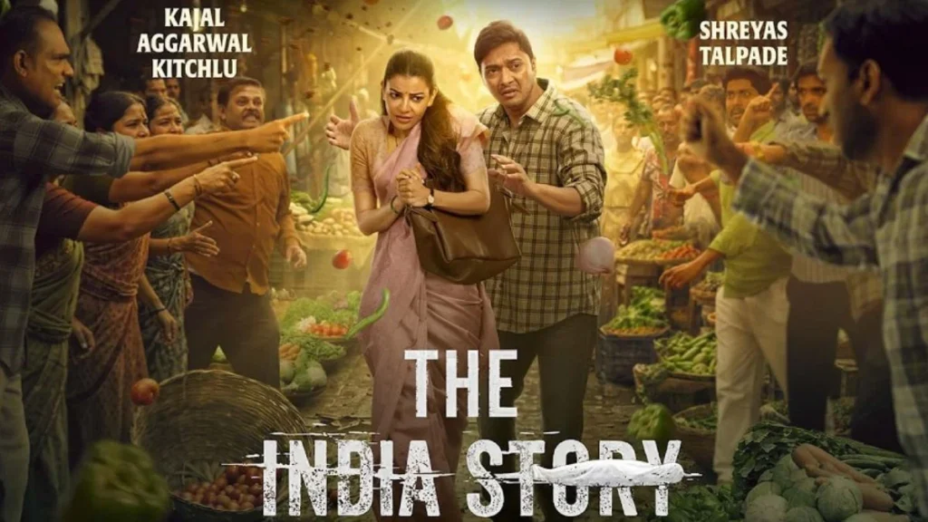 Shreyas Talpade and Kajal Aggarwal in The India Story political thriller