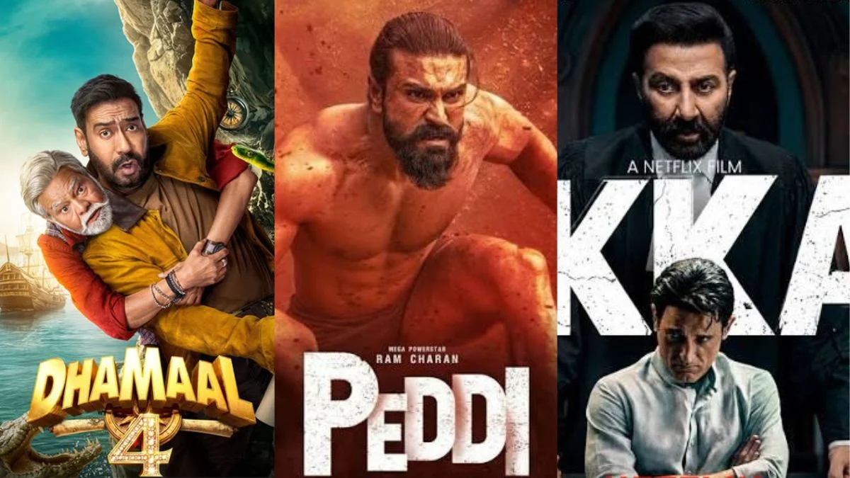 Latest theatrical and OTT movie releases this week featuring Dhamaal 4, Peddi, and Ikka.